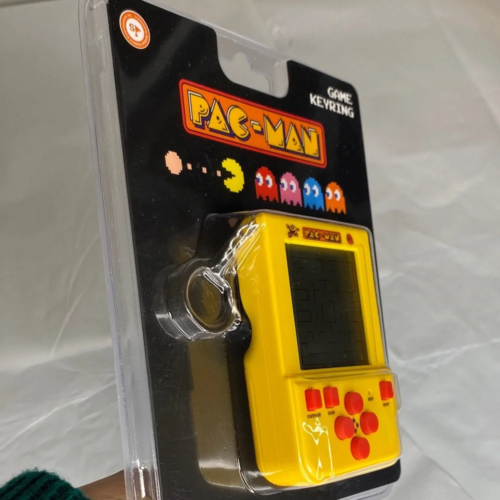 Yellow Handheld Game Keyring